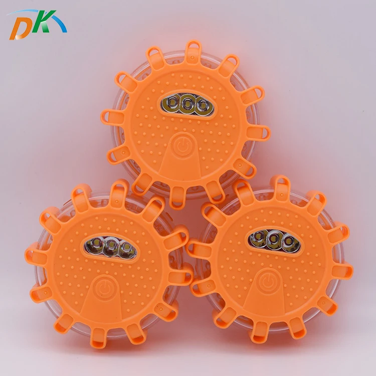 DK LED road flare emergency warning light recharge traffic flares strobe light