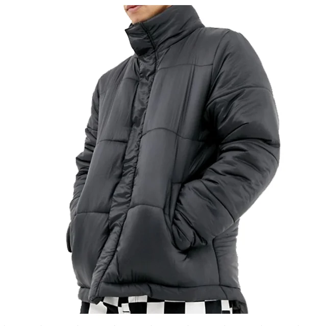 WCA Factory Mens Polyester Winter Warm Padded Quilted Casual Jacket