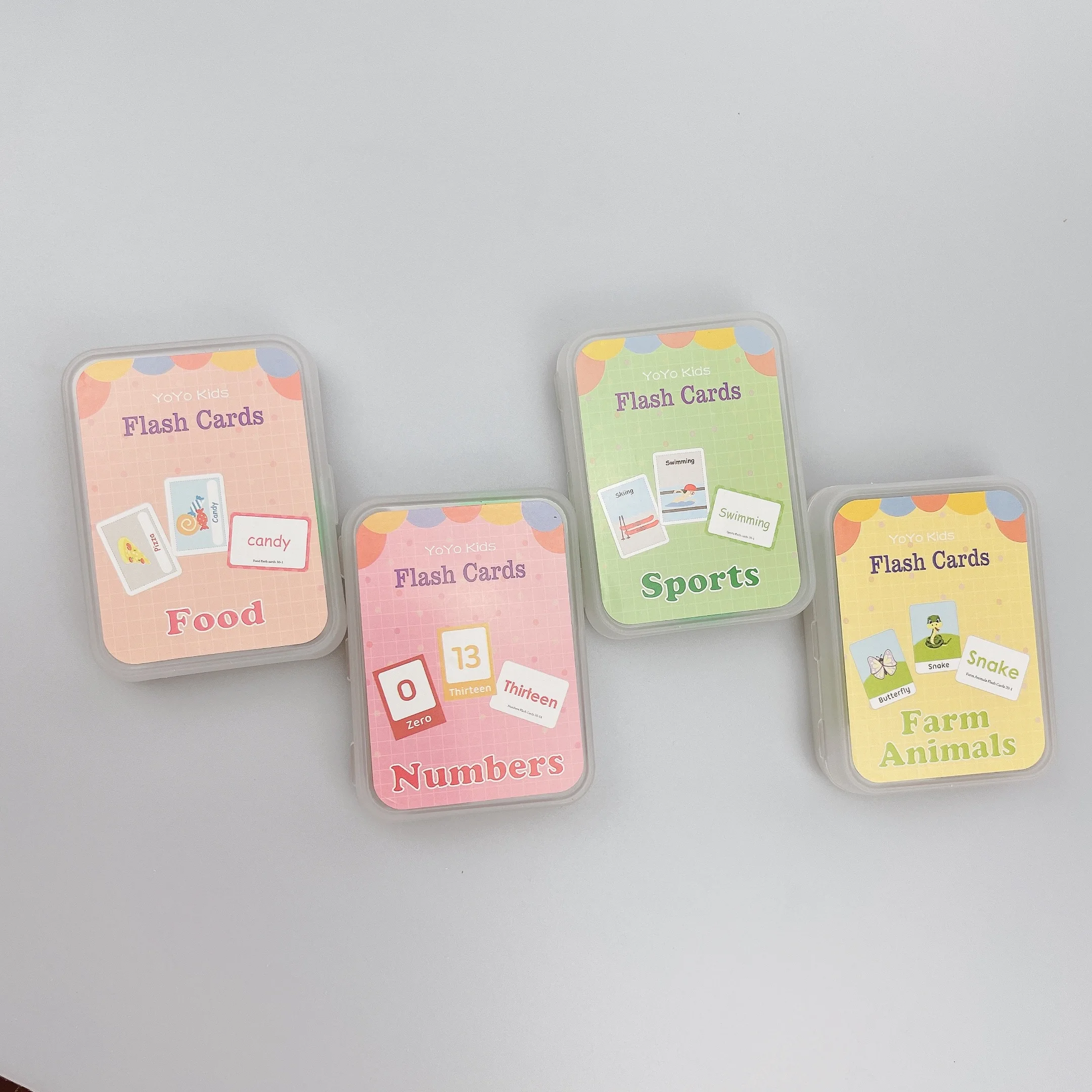 2022 Lovely Designs Sports Flash Cards for Boys Girls Family Game Cards