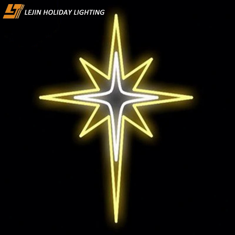 Christmas decoration outdoor street pole light LED 2D motif light