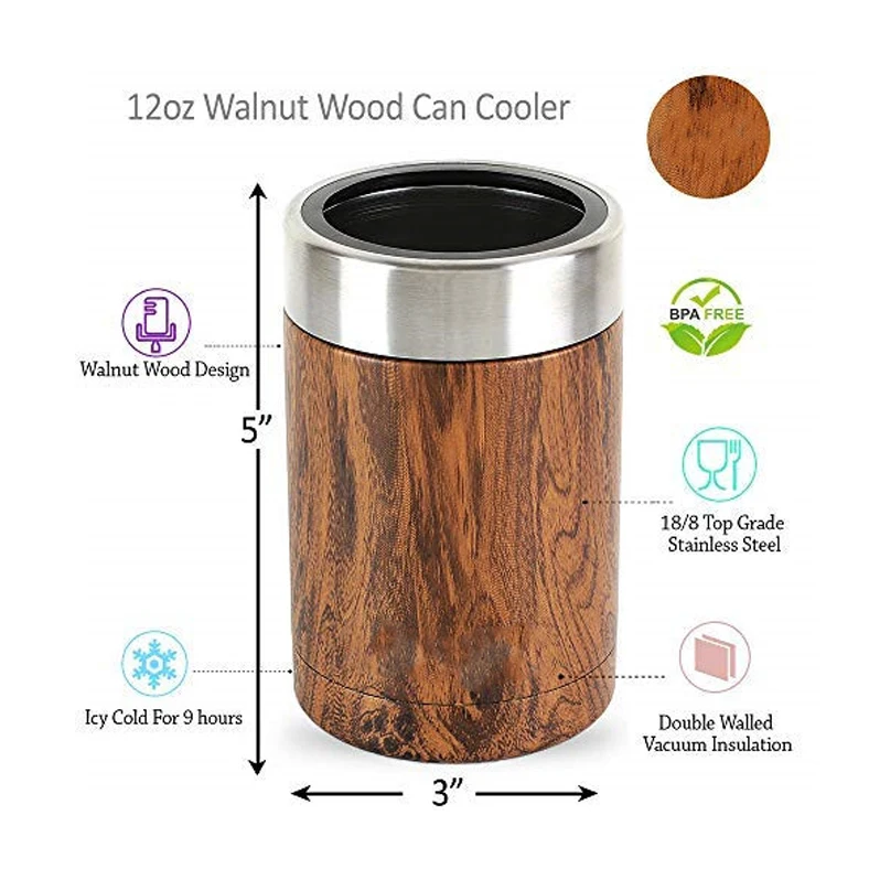 Custom Logo Online Shop Can Insulator Stainless Beer Holder for Gift