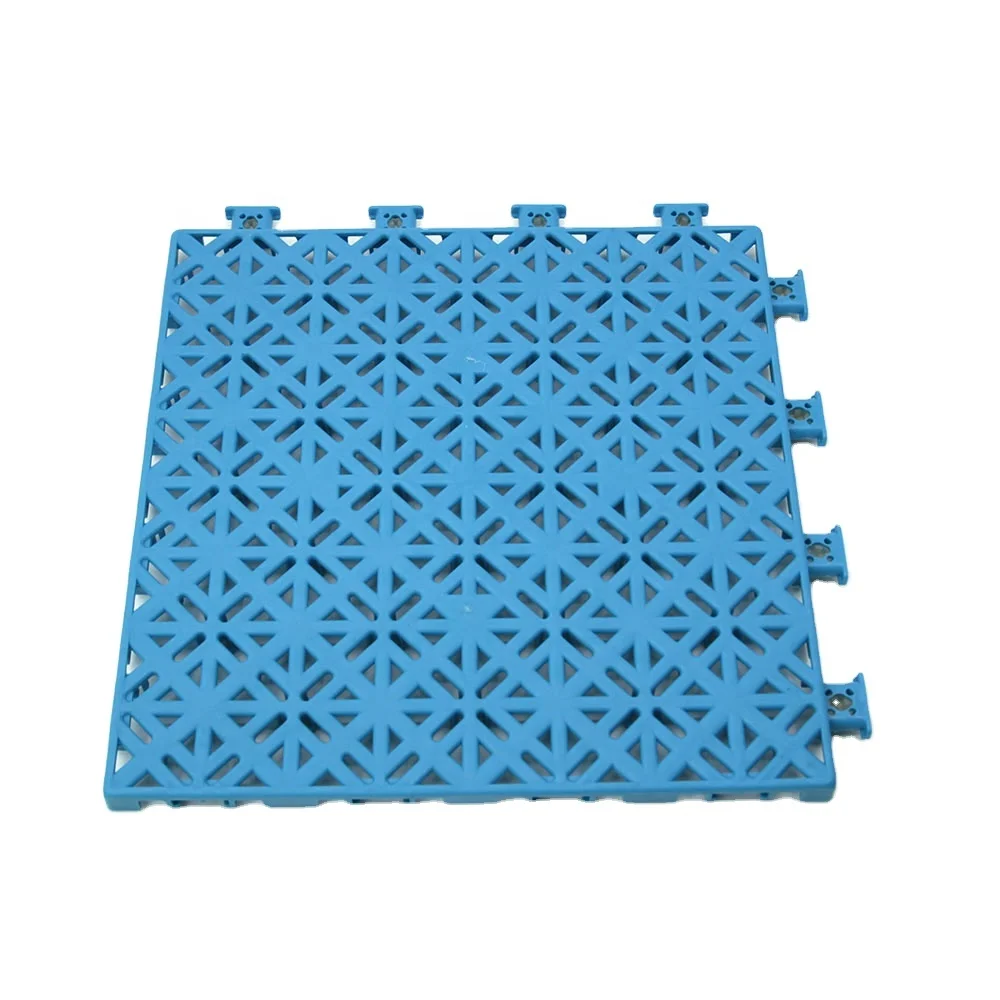 Wear-Resistant Non-Slip solf kindergarten flooring outdoor playground plastic decor floor tile