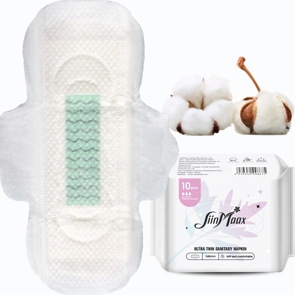 Hot Sale Anion chip Women Cotton Sanitary Napkins Pad Wholesale Menstrual Pad For Ladies With Oem Service