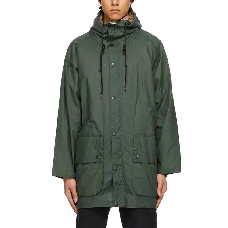 Ветровка мужская с капюшоном Брезентовая ветровка логотипом большие