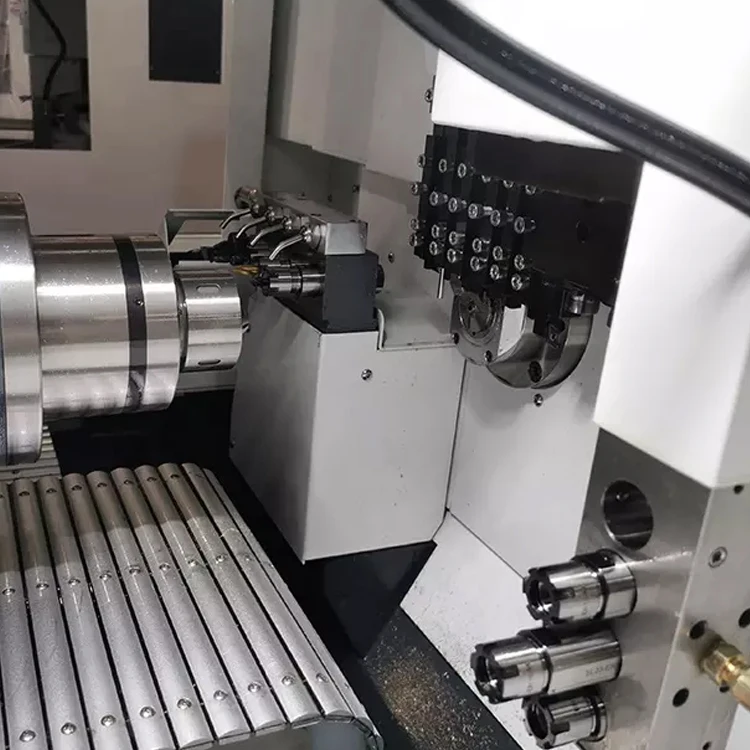 High Quality Dual Spindle Swiss Lathe Swiss Type 5 Axis Cnc Lathe