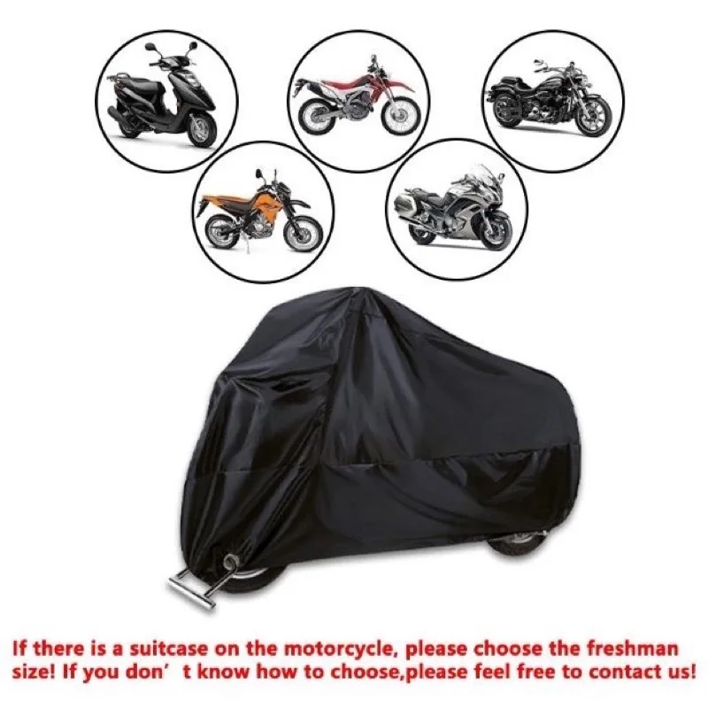 Universal Waterproof Sun UV Protection Motorbike Cover Protection Motorcycle Bicycle Oxford Cover With Lock Holes Tear-Proof