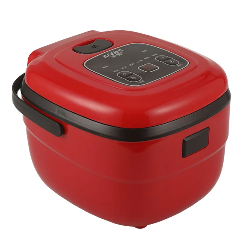 
2.5L Red Cute Mini Portable Electric Multi Smart Small Travel Home Household Rice cooker 220V 400w JWS-666 