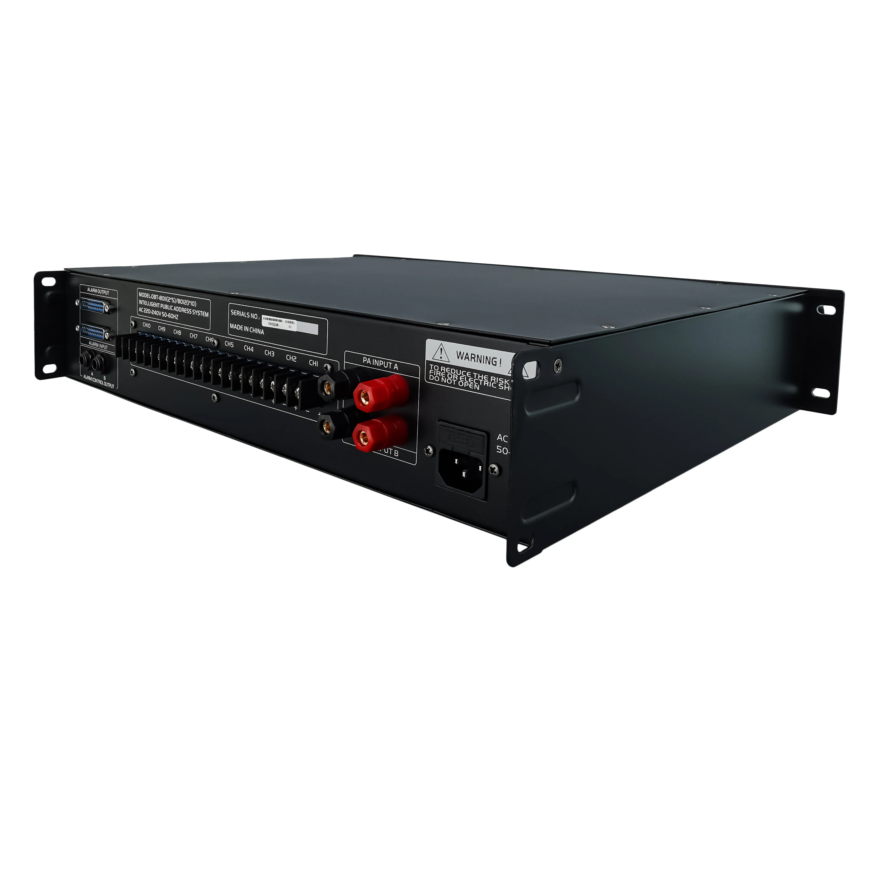 Obt-8012 Public Address System Factory Best Selling Amplifier Phonograph Hifi Ten Zones Matrix Controller