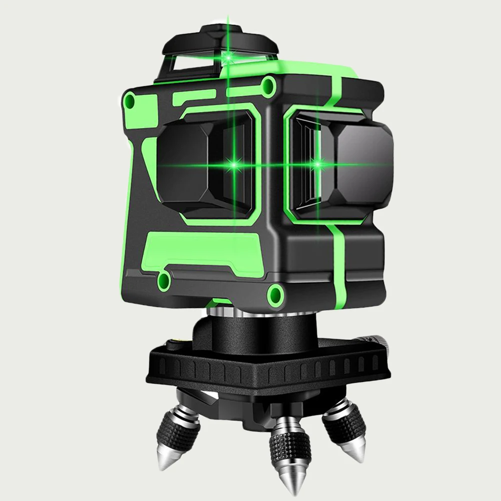 
 Цена по прейскуранту завода-изготовителя новые зеленые 3D 12 линия самовыравнивания 360 градусов по горизонтали Мини лазерный уровень измерительная лента  