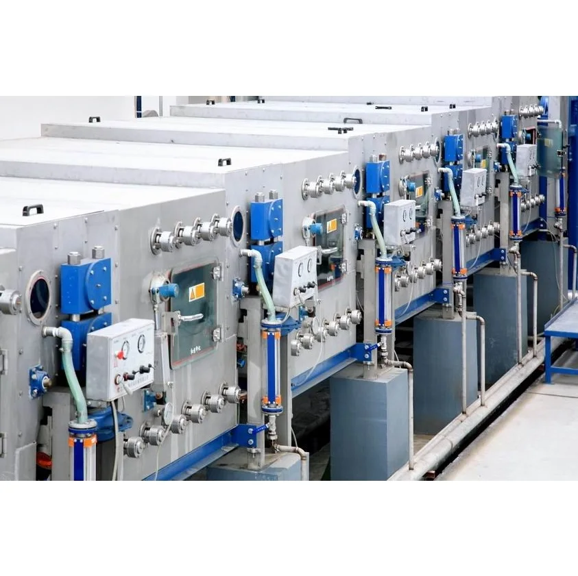 Многокамерная стиральная машина с открытой шириной после окрашивания текстильной ткани