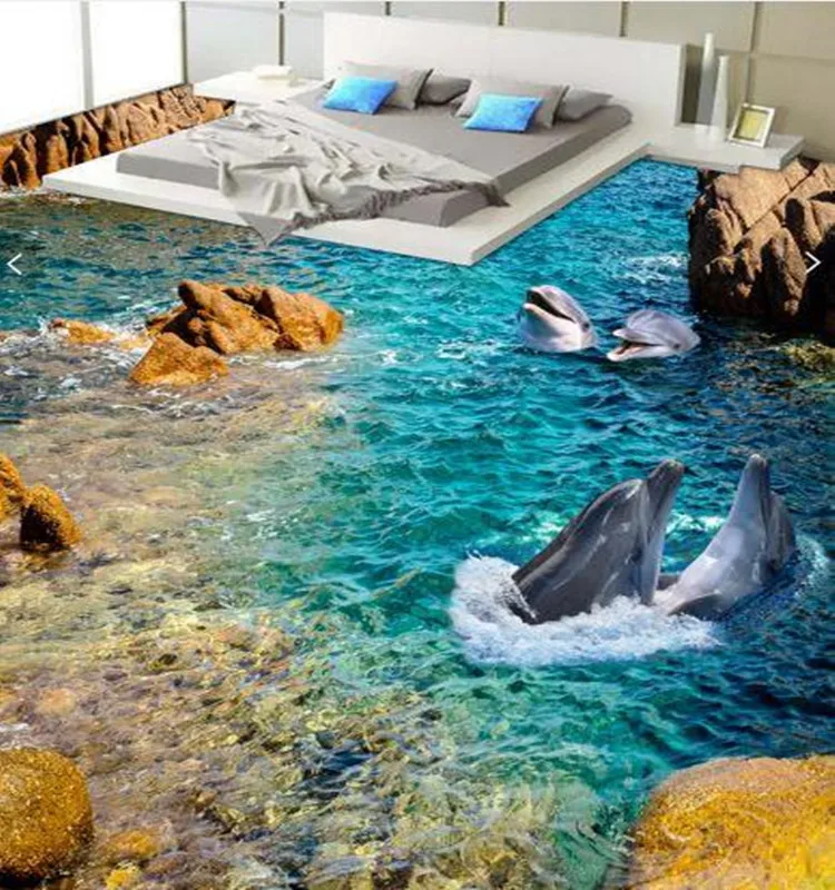 High Quality Crystal Clear self leveling Epoxy Resin floor paint 3d flooring paint