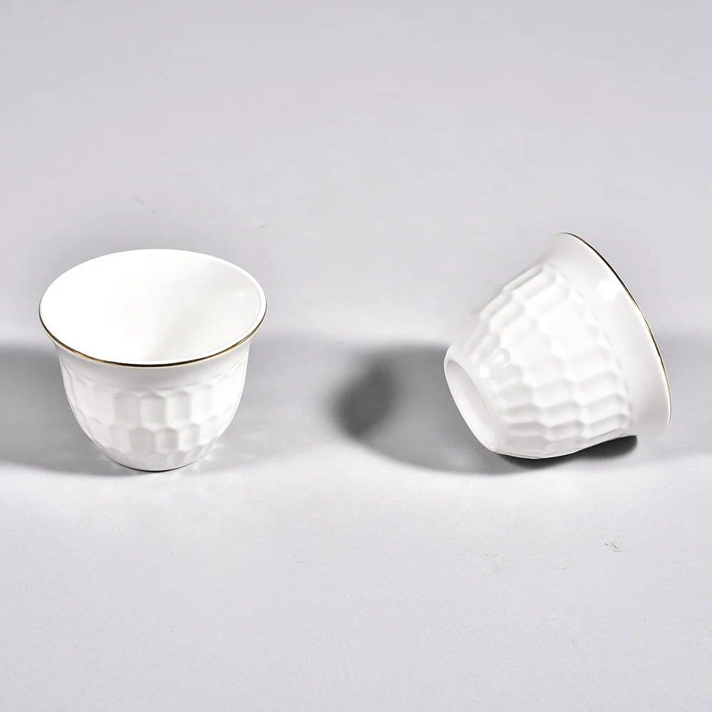 Hot sales of new design arabic-style ceramic coffee cup Cawa cup