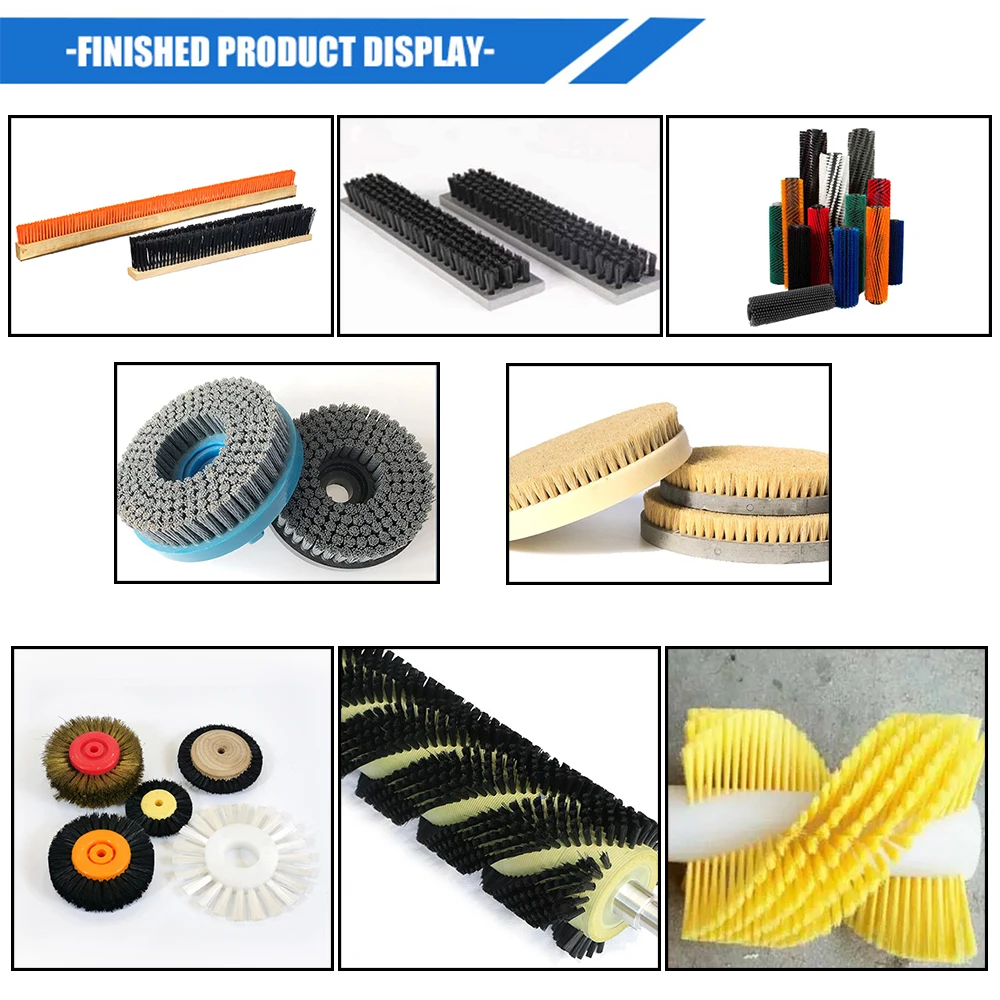 Russia hotsale broom machine paint roller brush making equipment for production brushes