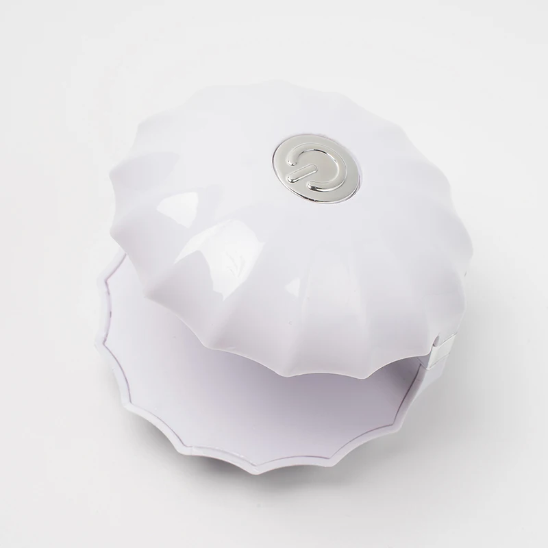 BIN Hot Selling Newest Shell-design Mini 18W UV LED Nail Lamp with Li-Battery Nail Lamp Use for Nail Arts