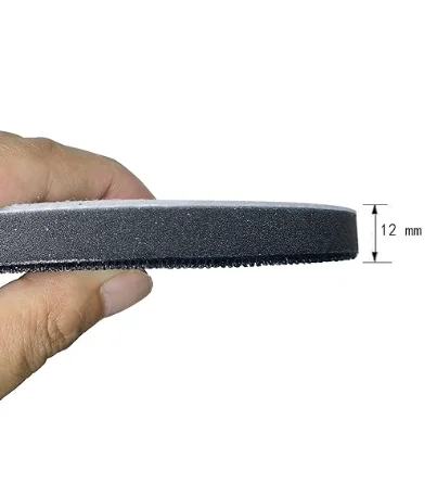 6 Inch 17 Hole 11 mm Thickness Soft Density Interface Pads Hook and Loop Sponge Cushion Buffer Backing Pad for Festool Sander