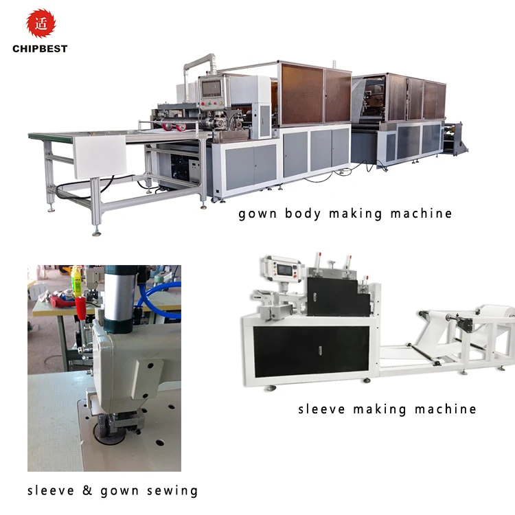 Factory Supply 20 To 40 GSM Disposable Nonwoven Ultrasonic Welding Sleeve Making Machine