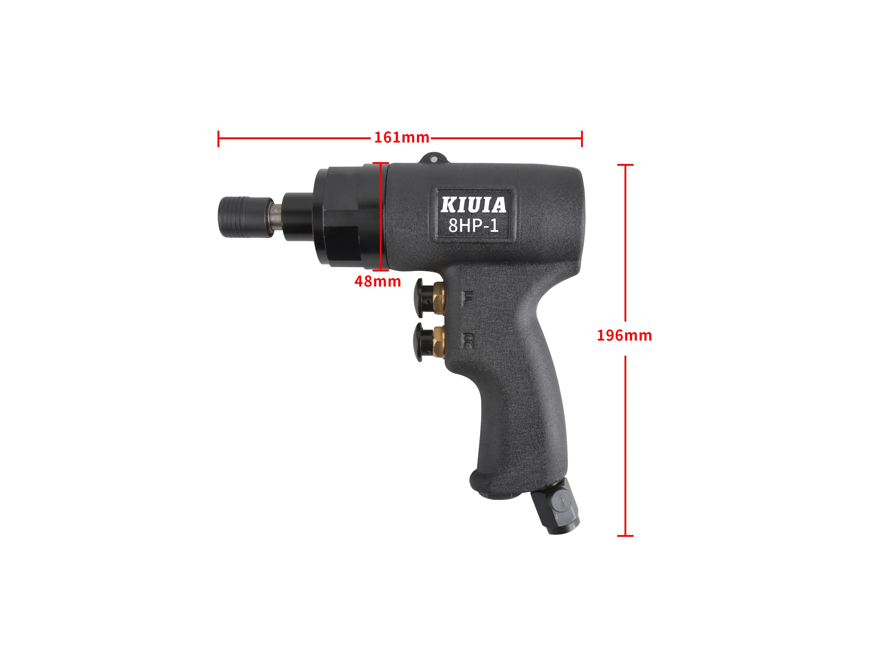 Industrial Grade 8HP high torque industrial pneumatic air screwdriver gun Wind batch Pistol Air Screwdriver