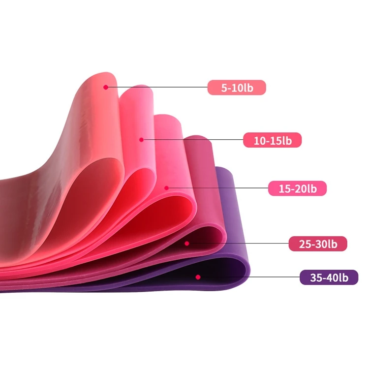 Fitness Gum Custom LOGO Elastic Rubber Bands For Fitness Workout Equipment Training Exercise Gym Strength Latex Resistance Bands