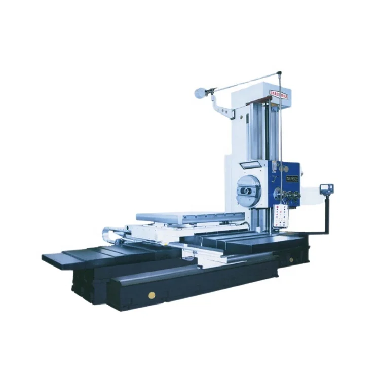 
Main rail and auxiliary rail structure for rough boring, fine boring, milling Digital display horizontal baht boring machine 