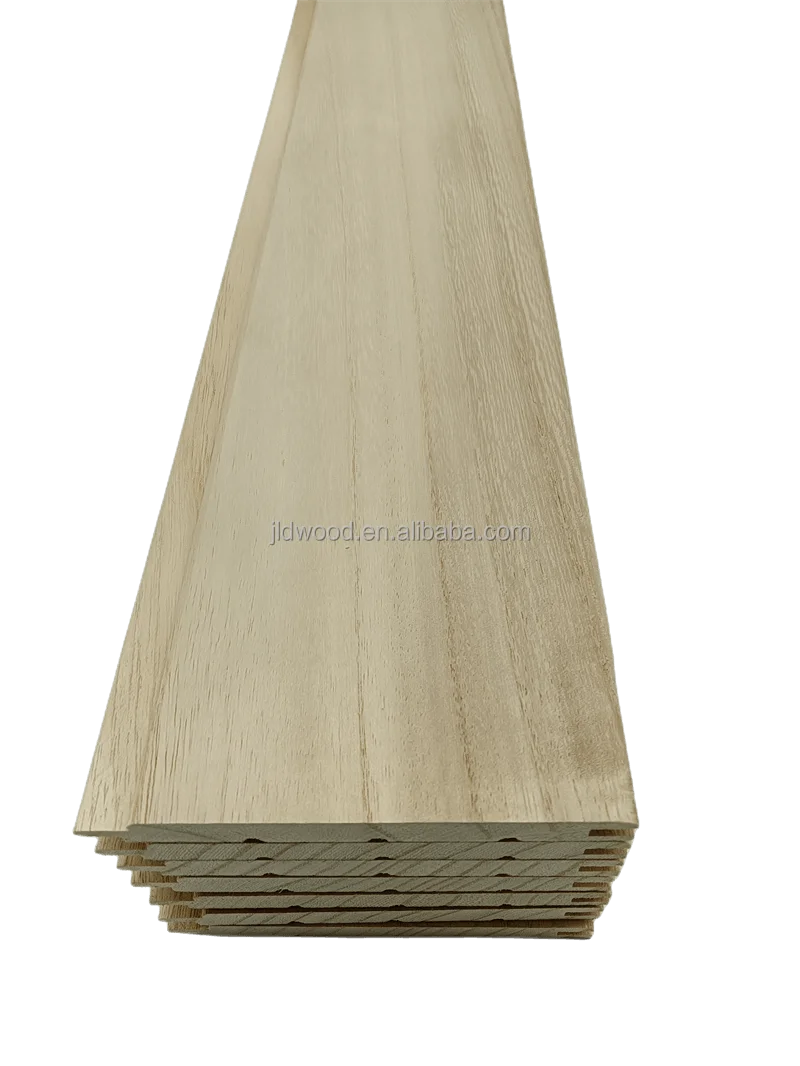 Best quality  paulownia wall panels wall decoration boards shiplap wall paneling tongue and groove lumber