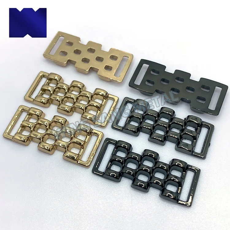 Decoration Fashion Belt Buckles Decoration Glossy Zinc Alloy Belt Buckles