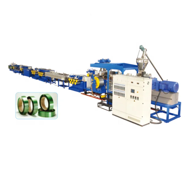 
SY-HS PP Pet Packing Plastic Strip Strap Belt Band Printing Embossing Extruding Machine 