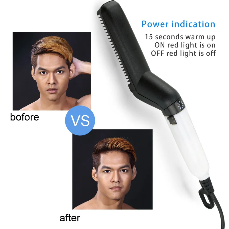 BS001 wholesale ceramic beard hair straightener