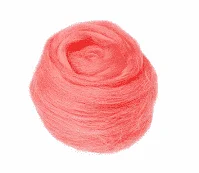 100g Yellow Color Wool Fibre Roving for Needle Felting Handcraft DIY Spinning Fiber Needlework Sewing Crafts Material