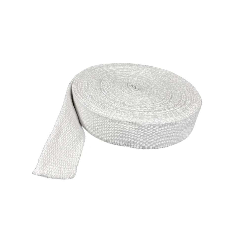 Industrial kiln braided refractory and thermal insulation ceramic fiber tape