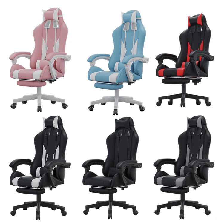 Cheap price anji custom Logo color comfortable ergonomic recliner office chair gaming