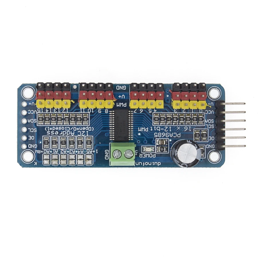 PCA9685PW 16-канальный 12-битный ШИМ/сервопривод Driver-I2C интерфейс PCA9685 модуль Raspberry pi Щит Модуль сервопривод