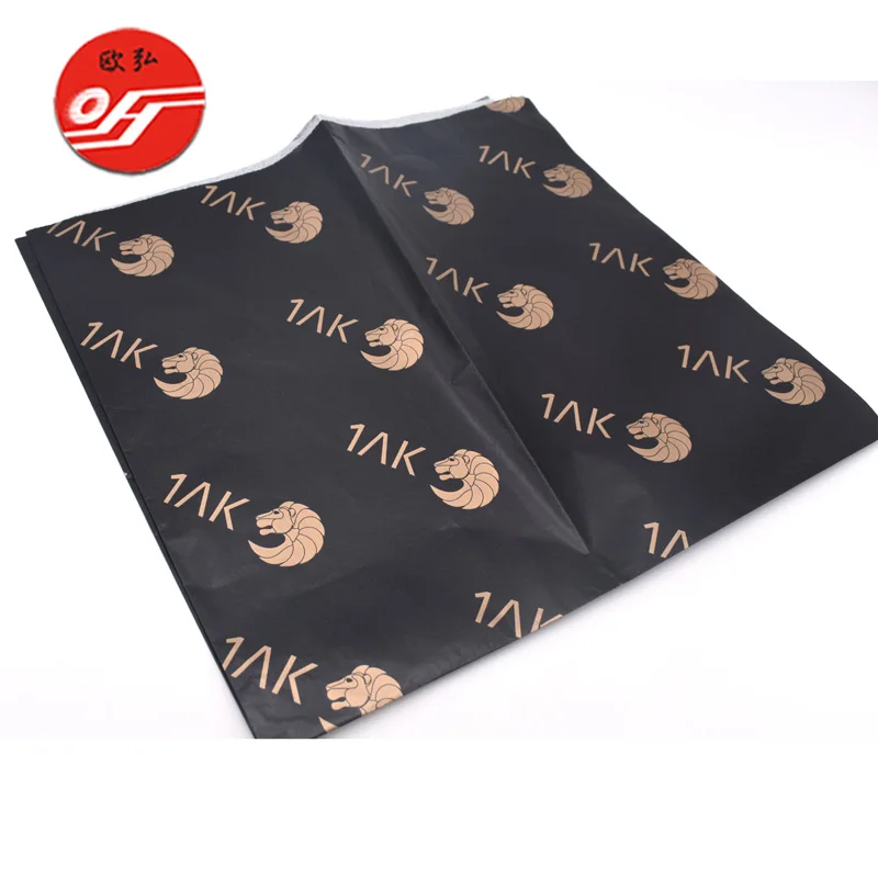 China Factory Custom Private Logo Double Silk Tissue Paper for Gift Wrapping