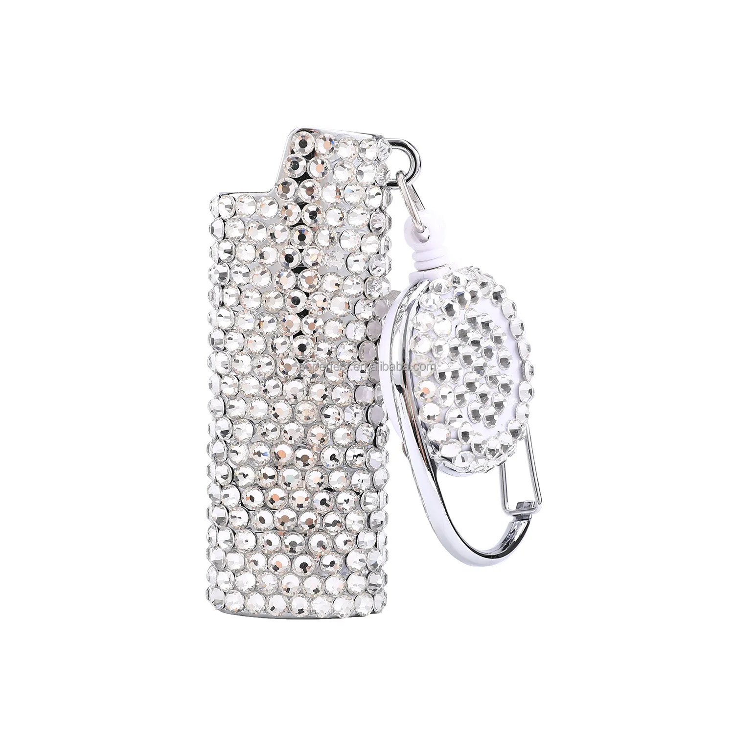 Custom Handmade Lighters Cigarette Stylish J6 Lighter Holder  Luxury Jewel Crystal Brilliant Diamond Lighter Case