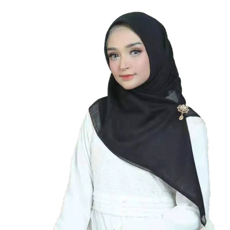 Labuh turkey Hot shawl women  soft hand feel  borong bestselling selling Malaysia 110x110CM low prices cotton voile factory