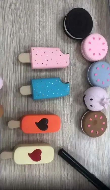 Dog Toy 2024  Free Sample Latex ice cream Customize Any Animal Pattern Latex Puppy Pet Toy