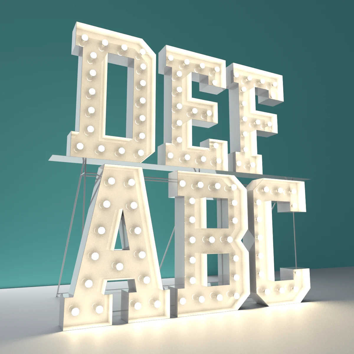 4FT Marquee Letters Number For Birthday Party Celebration Marquee 4ft Marquee Letters Giant Light Letter
