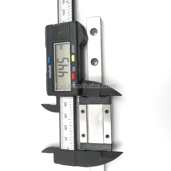 Hot sale engineering guide rail with mgn 12h slide block