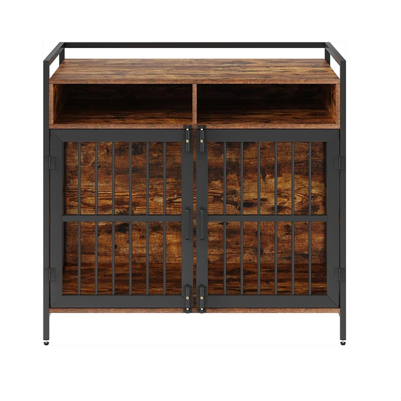 High Grade New Design Dog Cage Wooden Pet Indoor Teddy Medium Small Dog Cover Home With Bathroom Isolation Cage Modern