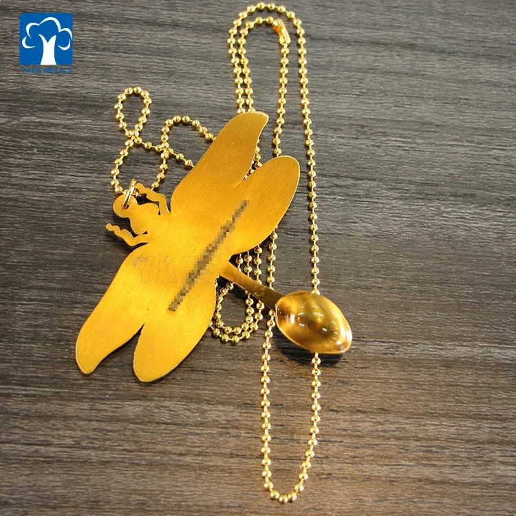 customized quality antique gold fashion jewelry butterfly necklaces personalized delicate necklace with chain for wholesale