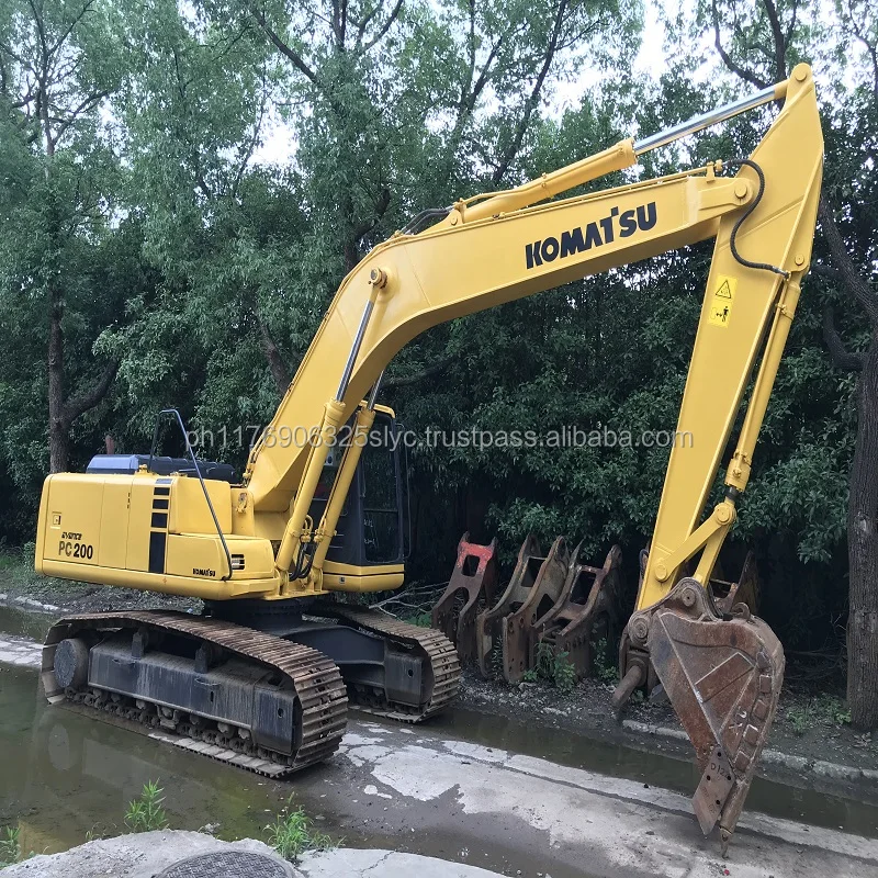 20 ton used Japan excavator for Komatsu PC200-6 for sale/original Komatu PC200 excavator