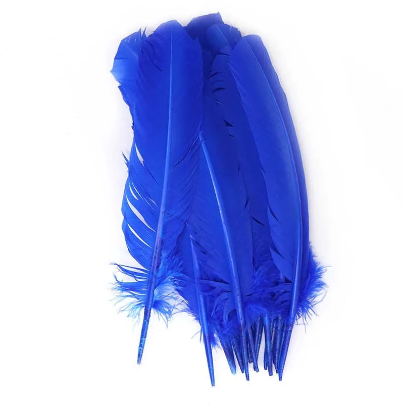Wholesale Turkey Quill Feather DIY Feather Pen Indian Hat Hair Decoration Material Wedding Decoration Accessories