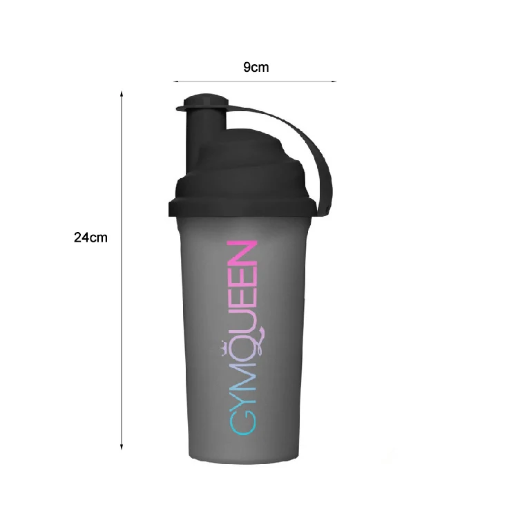 
700ml Eco Friendly Shaker Bottle Sports Gym Protein Shaker Bottle 