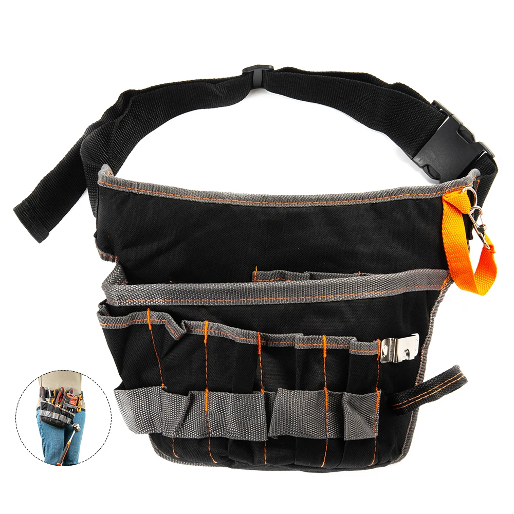 Oxford canvas multi pocket handyman nesting compact tool utility belt pouch small electricians holster belt tool pouch