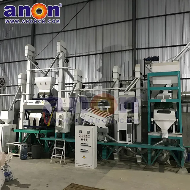ANON cost-effective 20-30 tpd rice milling equipment on alibaba brain rice milling machines rice mill machine japan