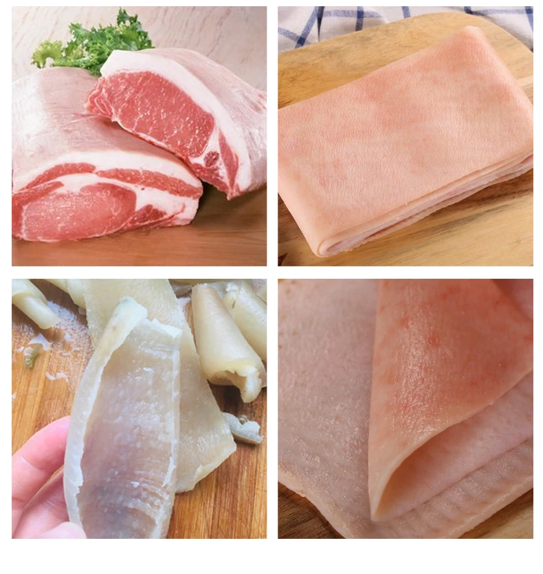 High quality  automatic industrial pig pork skin peeler peel removing machine
