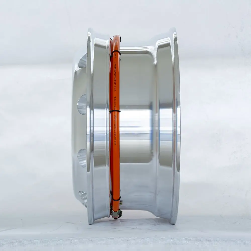 
forged aluminium alloy 9*22.5 upgrade wheel hub for suction truck 