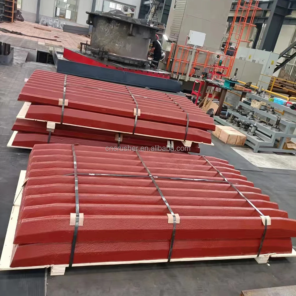 Customized Active Mn13 jaw plate Oem Jaw crusher spare part jaw plate