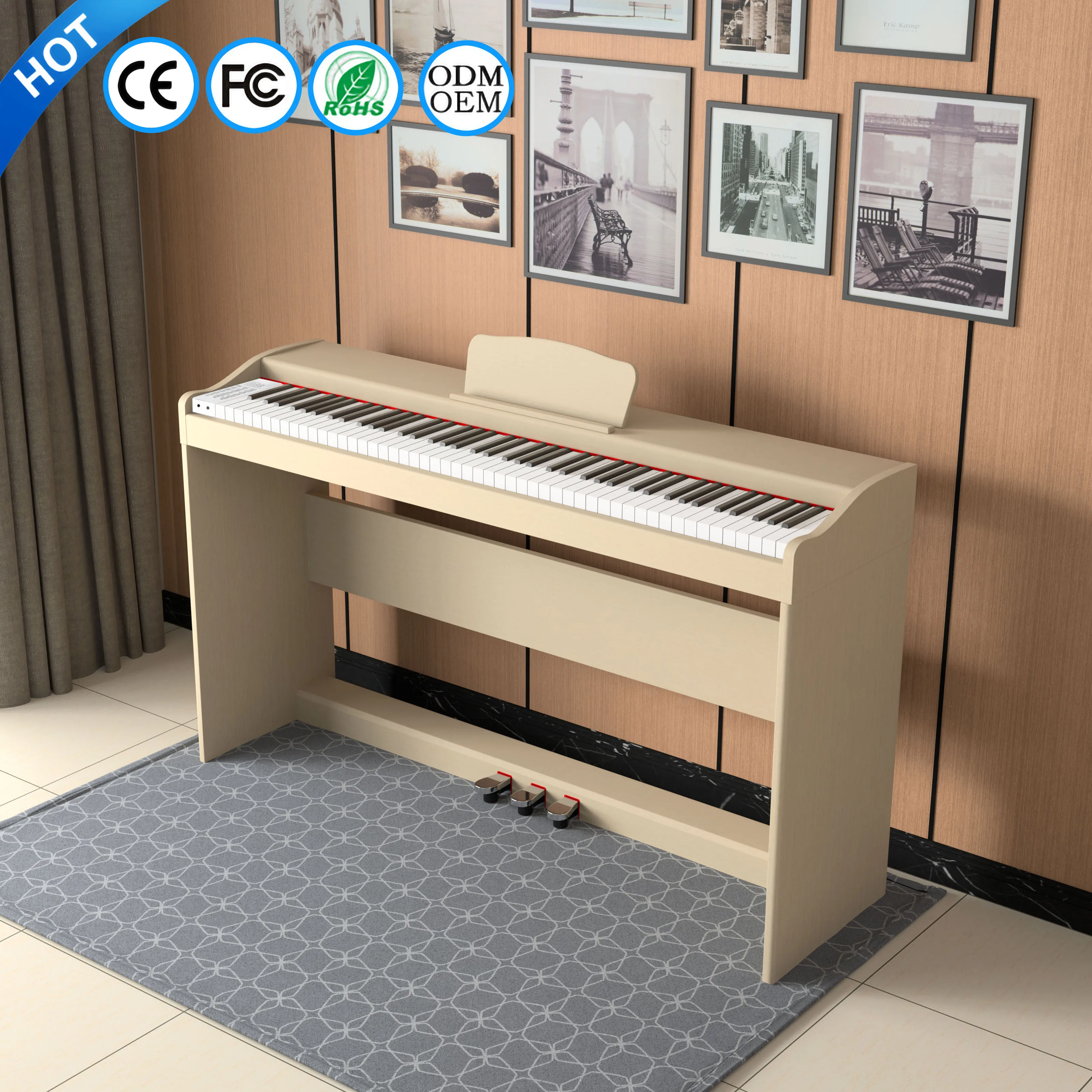 BLANTH wooden piano digital electronic all types of piano keyboards and prices piano used