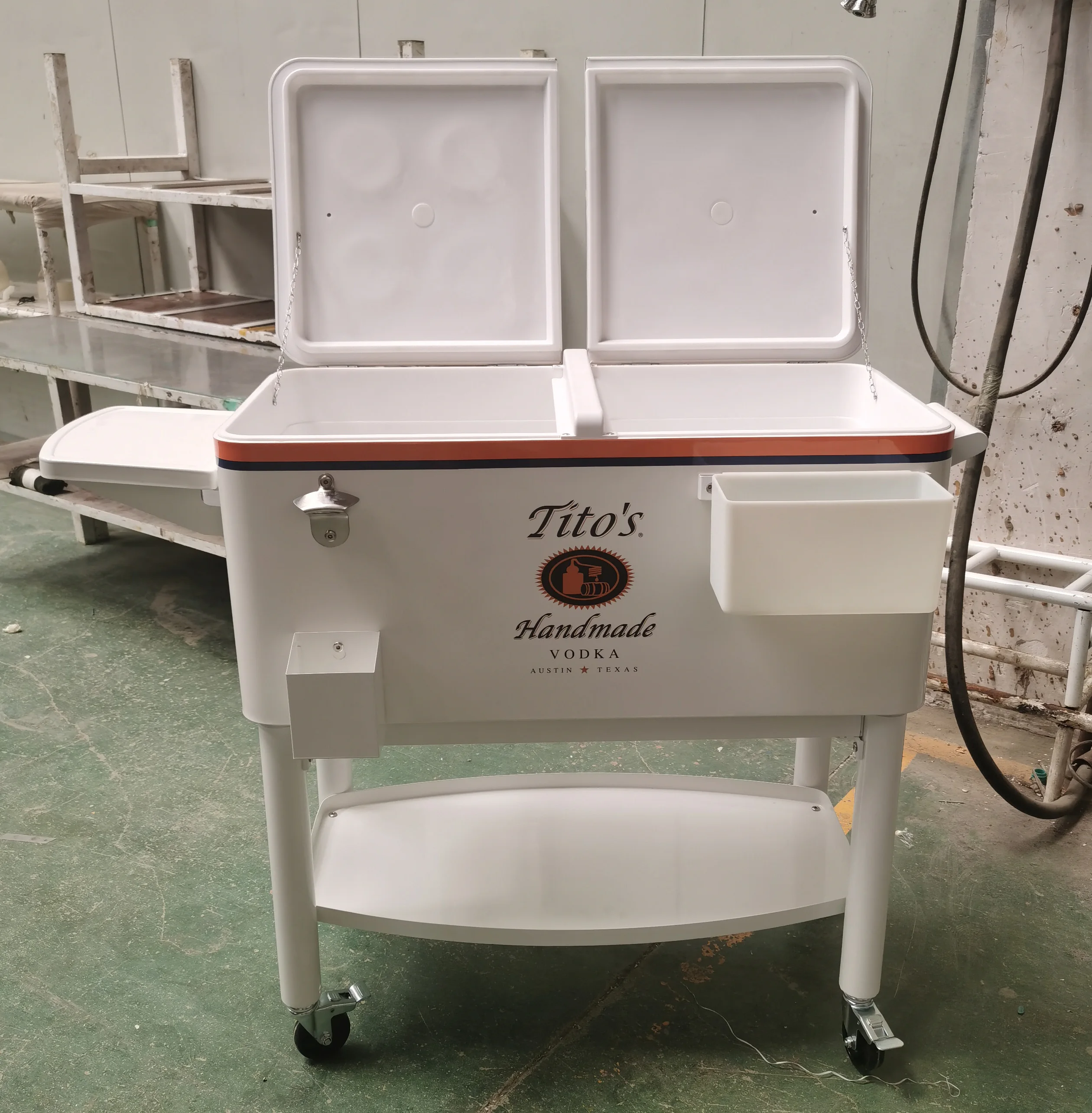 Steel cooler cart, Rolling Cooler