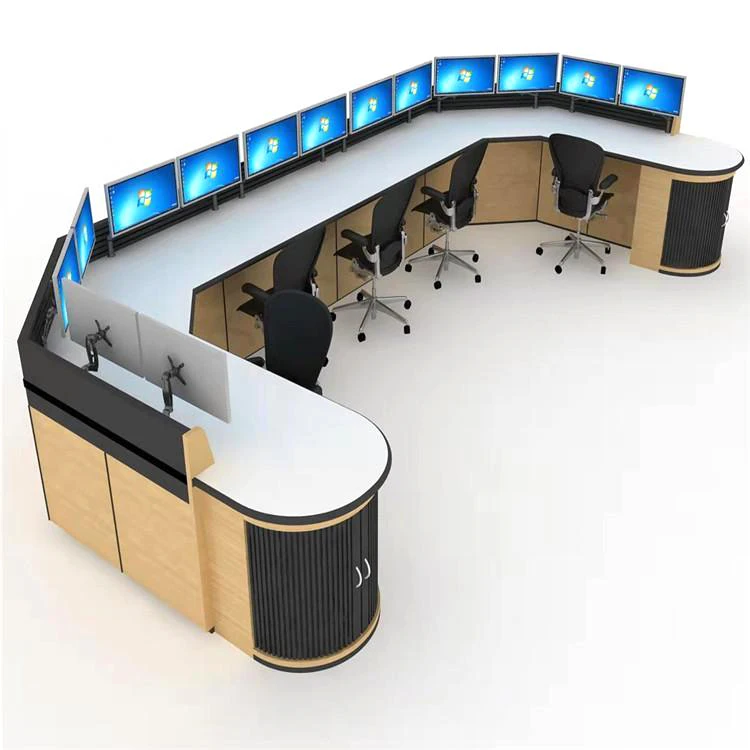 Kehua Fuwei Height-adjustable Work Surface Collaborative Workstation Ergonomic Command Center Furniture Industrial Control Room